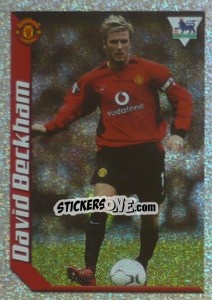 Cromo David Beckham (Star Player) - Premier League Inglese 2002-2003 - Merlin