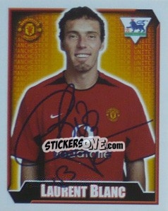 Figurina Laurent Blanc - Premier League Inglese 2002-2003 - Merlin