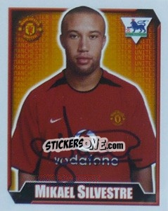 Sticker Mikael Silvestre - Premier League Inglese 2002-2003 - Merlin