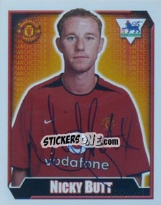 Sticker Nicky Butt - Premier League Inglese 2002-2003 n. 370 - Merlin