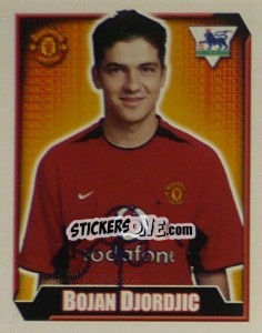 Sticker Bojan Djordjic - Premier League Inglese 2002-2003 - Merlin