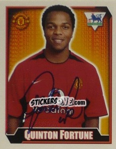 Cromo Quinton Fortune - Premier League Inglese 2002-2003 - Merlin