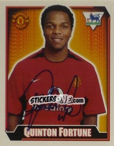 Figurina Quinton Fortune - Premier League Inglese 2002-2003 - Merlin