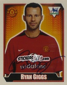 Sticker Ryan Giggs - Premier League Inglese 2002-2003 n. 374 - Merlin