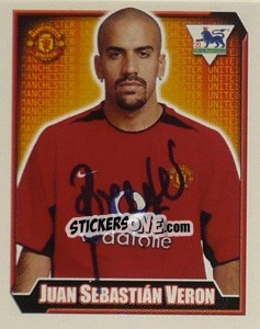 Cromo Juan Sebastian Veron - Premier League Inglese 2002-2003 - Merlin