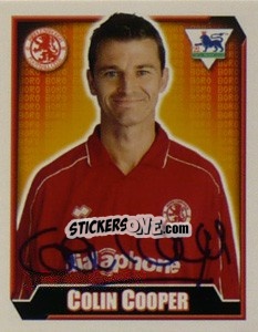 Cromo Colin Cooper - Premier League Inglese 2002-2003 - Merlin