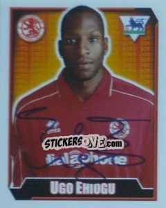 Cromo Ugo Ehiogu - Premier League Inglese 2002-2003 - Merlin