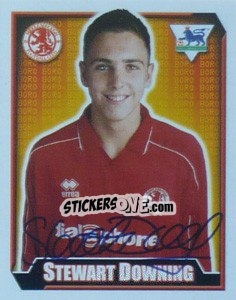 Sticker Stewart Downing - Premier League Inglese 2002-2003 n. 398 - Merlin