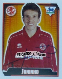 Sticker Juninho - Premier League Inglese 2002-2003 - Merlin