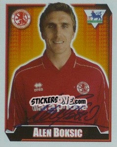 Sticker Alen Boksic - Premier League Inglese 2002-2003 - Merlin