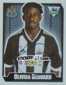 Cromo Olivier Bernard - Premier League Inglese 2002-2003 n. 417 - Merlin