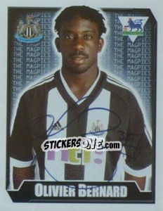 Cromo Olivier Bernard - Premier League Inglese 2002-2003 - Merlin