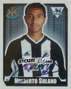Sticker Nolberto Solano - Premier League Inglese 2002-2003 n. 430 - Merlin