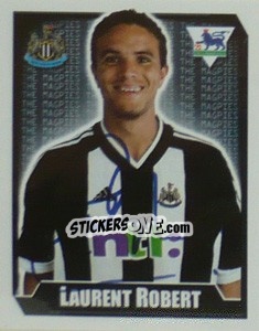 Sticker Laurent Robert - Premier League Inglese 2002-2003 - Merlin