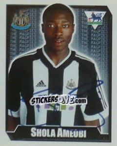 Figurina Shola Ameobi - Premier League Inglese 2002-2003 n. 434 - Merlin