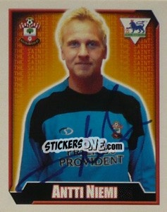 Sticker Antti Niemi - Premier League Inglese 2002-2003 n. 444 - Merlin