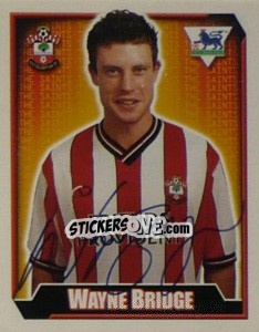 Sticker Wayne Bridge - Premier League Inglese 2002-2003 - Merlin