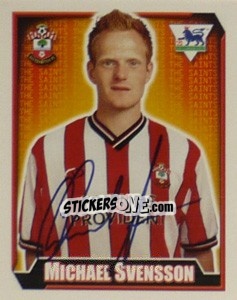 Cromo Michael Svensson - Premier League Inglese 2002-2003 - Merlin