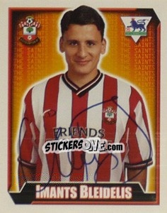 Figurina Imants Bleidelis - Premier League Inglese 2002-2003 n. 452 - Merlin