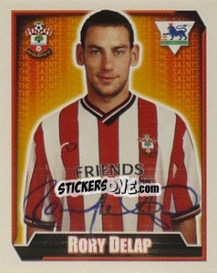Cromo Rory Delap - Premier League Inglese 2002-2003 - Merlin