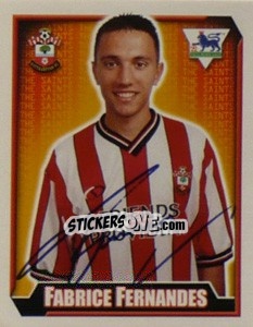 Sticker Fabrice Fernandes - Premier League Inglese 2002-2003 n. 455 - Merlin