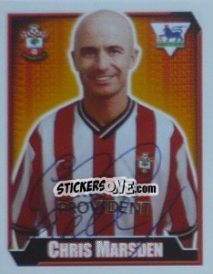 Sticker Chris Marsden - Premier League Inglese 2002-2003 - Merlin