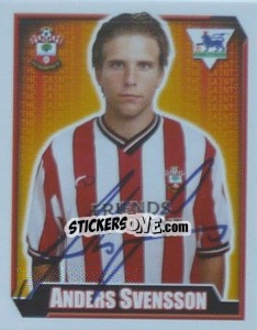 Sticker Anders Svensson - Premier League Inglese 2002-2003 - Merlin