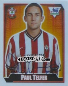 Sticker Paul Telfer - Premier League Inglese 2002-2003 - Merlin