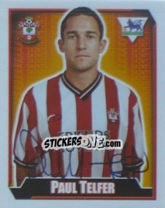 Sticker Paul Telfer - Premier League Inglese 2002-2003 n. 460 - Merlin