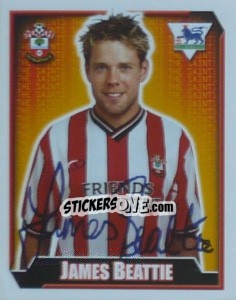 Sticker James Beattie - Premier League Inglese 2002-2003 - Merlin