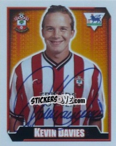 Sticker Kevin Davies - Premier League Inglese 2002-2003 - Merlin