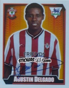 Cromo Agustin Delgado - Premier League Inglese 2002-2003 - Merlin