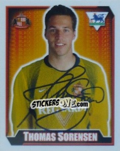 Sticker Thomas Sorensen - Premier League Inglese 2002-2003 n. 471 - Merlin
