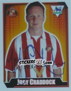 Figurina Jody Craddock - Premier League Inglese 2002-2003 - Merlin