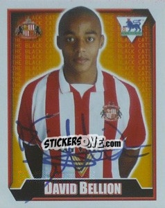 Sticker David Bellion - Premier League Inglese 2002-2003 - Merlin