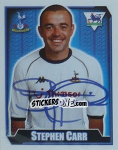 Cromo Stephen Carr - Premier League Inglese 2002-2003 n. 502 - Merlin