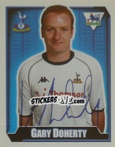 Figurina Gary Doherty - Premier League Inglese 2002-2003 n. 509 - Merlin