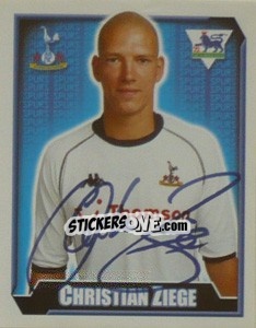 Figurina Christian Ziege - Premier League Inglese 2002-2003 - Merlin