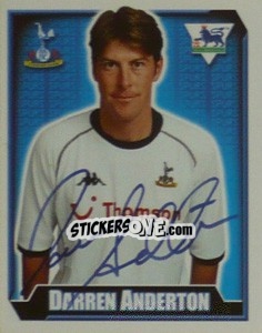 Sticker Darren Anderton - Premier League Inglese 2002-2003 n. 512 - Merlin