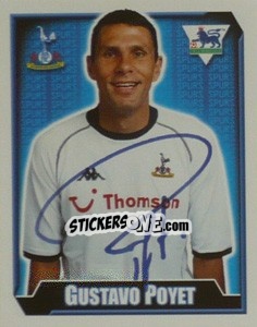 Sticker Gustavo Poyet - Premier League Inglese 2002-2003 - Merlin