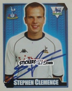 Figurina Stephen Clemence - Premier League Inglese 2002-2003 - Merlin