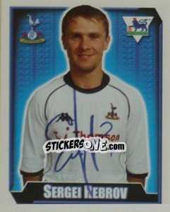 Cromo Sergei Rebrov - Premier League Inglese 2002-2003 - Merlin
