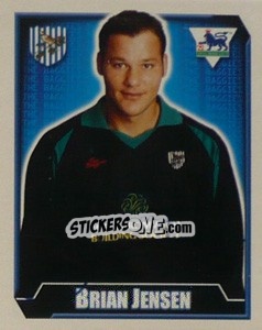 Figurina Brian Jensen - Premier League Inglese 2002-2003 - Merlin