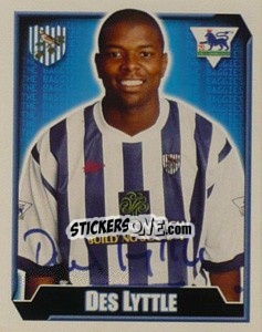 Sticker Des Lyttle - Premier League Inglese 2002-2003 - Merlin