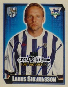 Cromo Larus Sigurdsson - Premier League Inglese 2002-2003 - Merlin