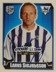 Sticker Larus Sigurdsson - Premier League Inglese 2002-2003 n. 535 - Merlin