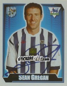 Sticker Sean Gregan - Premier League Inglese 2002-2003 - Merlin