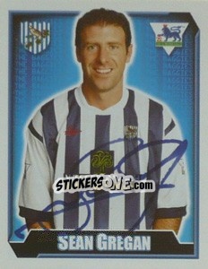Figurina Sean Gregan - Premier League Inglese 2002-2003 n. 542 - Merlin
