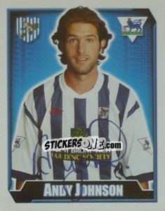 Sticker Andy Johnson - Premier League Inglese 2002-2003 - Merlin