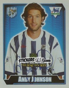 Cromo Andy Johnson - Premier League Inglese 2002-2003 n. 543 - Merlin